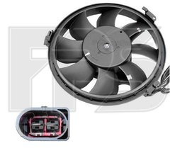 Вентилятор Радіатора (Роз'єм-Овальний) Audi A8 98-02 (D2) P-000872 фото