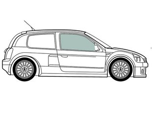 Скло передніх дверей праве Смарт Форту Smart Fortwo (Хетчбек 3-х Дв) (2007-2014) 107564-EU фото