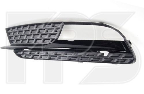 Решетка В Бампере Левая Черная С Отверстием П/Тум (Кромеs-Line) Audi A5 12-16 (B8) P-000471 фото
