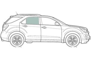 Стекло задней двери правое BMW X4 (F26) (Внедорожник 5-х Дв) (2014-2018) 100974-CH фото