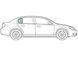 Форточка задніх дверей права Хундай Акцент Hyundai Accent (Седан 4-х Дв) (1999-2005) 104671-CH фото 1