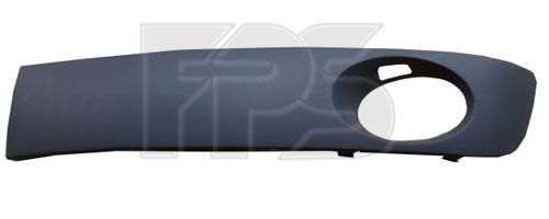 Решетка В Бампере Передняя Правая С Отверстием П/Тум (Светло-Серая Текстура) VW T5 10-15 P-027048 фото