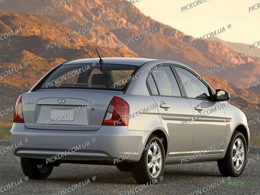 Задне скло Хундай Акцент Hyundai Accent (Седан) (2005-2011) 104875-EU фото