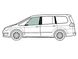Стекло передней двери левое Mazda Premacy (Минивен 5-х Дв) (1999-2005) 106633-CH фото 1