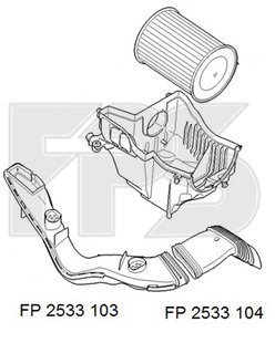 Воздуховод Воздушного Фильтра Большой FORD C-MAX 10-15 EUR P-005517 фото