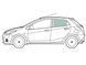Стекло задней двери левое Chevrolet Aveo T255 (Хетчбек 5-х Дв) (2006-2012) 102042-CH фото 1