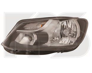 Фара Правая (Эл) Черная VW CADDY II 11-15 P-024791 фото