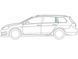 Форточка задней двери левая BMW 5 (E61) (Комби 5-х Дв) (2003-2010) 100607-CH фото 1