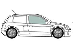 Стекло передней двери правое BMW 3 Compact (E46) (Хетчбек 3-х Дв) (2001-2004) 100561-CH фото