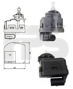 Коректор Фари (Тип HELLA) SEAT TOLEDO 05-09 P-020651 фото