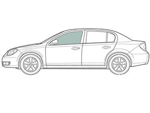 Стекло передней двери левое VW Passat CC (Купе 4-х Дв) (2008-) 115967-EU фото