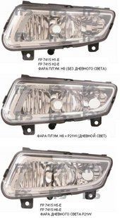 Фара Противотуманная Левая (Без Дневного Света) Хром VW POLO V 09-15 HB P-026665 фото