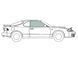 Стекло передней двери правое Opel Astra G (Купе 2-х Дв) (2000-2006) 109999-CH фото 1