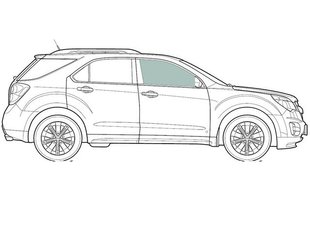 Стекло передней двери правое BMW X5 (E53) (Внедорожник 5-х Дв) (2000-2006) 100533-CH фото