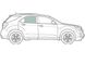 Скло задніх дверей праве Митсубиси Аутлендер ХЛ Mitsubishi Outlander XL (Внедорожник 5-х Дв) (2006-2012) 108442-CH фото 1