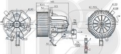 Вентилятор Салона (Климат Контроль) Audi Q5 12-17, Диффузоры, вентиляторы, ВЕНТИЛЯТОР САЛОНА