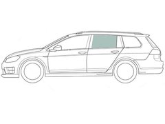 Скло задніх дверей ліве Фольксваген Пассат Б6 VW Passat B6 (Комби 5-х Дв) (2005-2014) 115771-CH фото