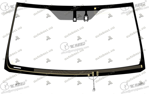 Лобове скло Тойота Прадо 150 Toyota Land Cruiser Prado J150 (Внедорожник) (2017-) 114441-CH фото