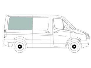 Стекло переднее салона правое Mercedes Sprinter (высокий) (Минивен) (1995-2006) 107862-CH фото