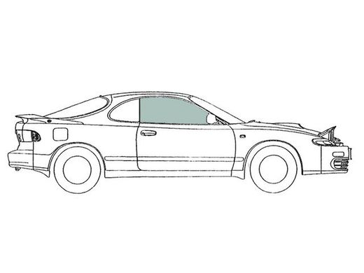 Скло передніх дверей праве Опель Астра Ф Opel Calibra (Купе 2-х Дв) (1989-1997) 109686-CH фото