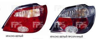 Фонарь Задний Левый Красно-Белый MITSUBISHI OUTLANDER I 05-09 P-014817 фото