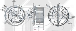Вентилятор Салону (Клімат Контроль) SEAT TOLEDO 05-09 P-020659 фото