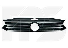 Решетка Радиатора Черный Глянец С Хром Молдингами VW PASSAT 15- EUR (B8) P-026272 фото