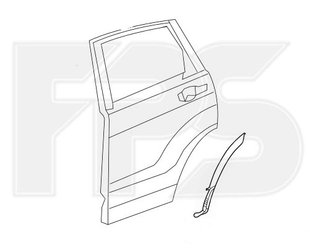 Рант Двери Задней Левой HONDA CRV 17- P-008992 фото