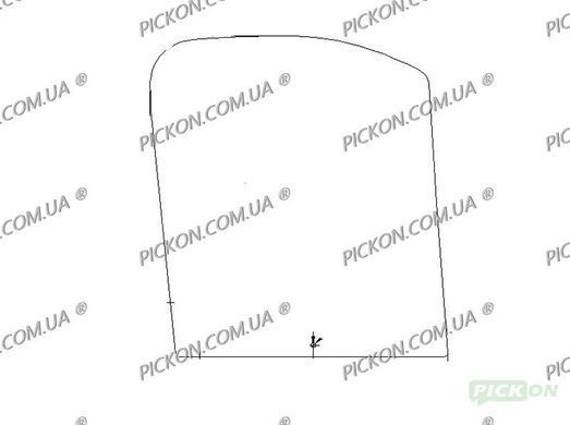 Стекло передней двери левое Renault Trafic (Минивен 3-х Дв) (2001-2013) 111691-CH фото
