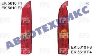 Фонарь Задний Левый (Одна Дверь) RENAULT KANGOO 03-09 P-018959 фото