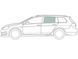 Стекло задней двери левое Opel Omega B (Комби 5-х Дв) (1994-2003) 109781-CH фото 1