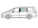 Стекло задней двери левое Opel Zafira B (Минивен 5-х Дв) (2005-2011) 110213-EU фото 1