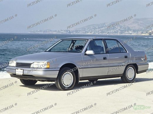 Скло задніх дверей ліве Хундай Соната Hyundai Sonata (Седан 4-х Дв) (1988-1994) 104516-CH фото