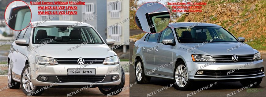 Лобовое стекло VW Jetta (Седан) (2010-2019) 116168-EU фото