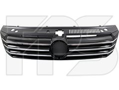 Решетка Радиатора Черный Глянец С Хром Молдингами VW PASSAT 11-15 USA (B7) P-026199 фото