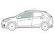 Стекло передней двери левое Peugeot 208 (Хетчбек 5-х Дв) (2012-) 110891-CH фото 1