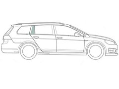 Форточка задніх дверей права Хонда Аккорд Honda Accord (Комби 5-х Дв) (2008-2013) 104339-CH фото