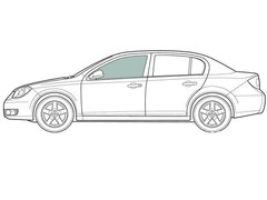 Стекло передней двери левое Dacia Logan (Седан 4-х Дв) (2004-2012), Dacia, Logan (Седан, Комби) (2004-2012), Боковое стекло, Logan (Седан, Комби, Пикап) (2004-2012)