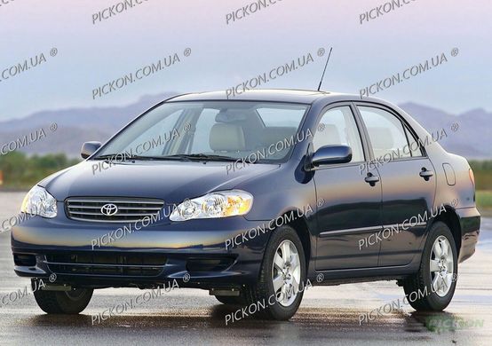 Стекло передней двери левое Toyota Corolla E120 (Седан 4-х Дв) (2002-2006), Toyota, Corolla E120 (Седан, Хетчбек, Комби) (2002-2006), Боковое стекло, Corolla E120 (Седан, Хетчбек, Комби) (2002-2006)