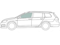 Стекло передней двери левое Dacia Logan (Комби 5-х Дв) (2004-2012), Dacia, Logan (Седан, Комби, Пикап) (2004-2012), Боковое стекло, ПРО, Logan (Седан, Комби, Пикап) (2004-2012)