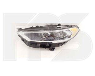 Фара Ліва Жовта Вставка (Мех) Нелінзованная (+ LED) FORD MONDEO 17-19 P-007439 фото