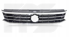 Решетка Радиатора Черная Хром Верхний Молдинг Серый Металик VW PASSAT 15- USA (B8) P-026334 фото