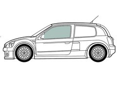 Стекло передней двери левое BMW 1 (E81) (Хетчбек 3-х Дв) (2007-2011) 117922-CH фото
