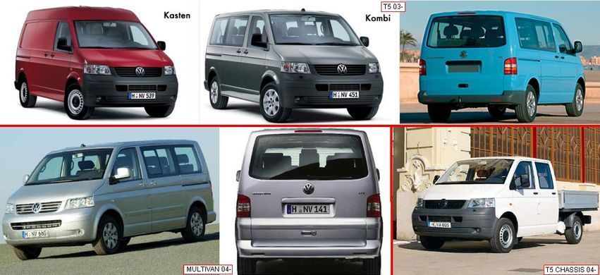 Решетка VW T5 03-09 P-026991 фото
