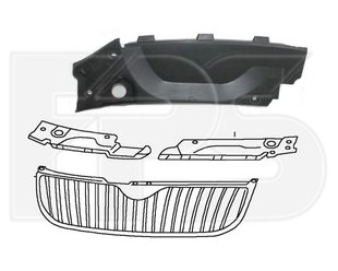 Накладка Решетки Радиатора Левый SKODA SUPERB 09-13 P-021709 фото