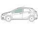 Стекло передней двери левое Ford Fiesta (MK5) (Хетчбек 5-х Дв) (2002-2008) 103094-CH фото 1