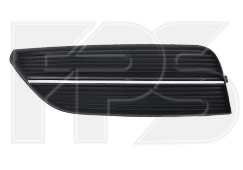 Решітка у Бампер Ліва Без Отвора Хром Молдинг (Sportback) Audi A3 12-16 P-000061 фото