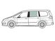 Скло задніх дверей ліве Шевроле Такума Chevrolet Tacuma (Минивен 5-х Дв) (2000-2008) 101869-EU фото 1