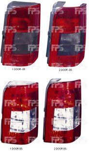 Фонарь Задний Левый Дымчатая Вставка PEUGEOT PARTNER 02-07 P-018354 фото