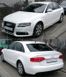 Фара Левая (Эл) Белая Вставка LED Audi A4 08-12 (B8) P-000364 фото 2